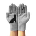 thumbnail image 5 of Bibifish Womens Knitted Gloves Trendy Dog Pattern Solid Color Gloves Comfy Soft Knitted Daily Wear Outdoor Activities Gloves, 5 of 5
