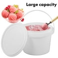 thumbnail image 2 of 10pcs Reusable Ice Cream Containers Homemade Ice Cream Box   Stackable Storage Containers, 2 of 6