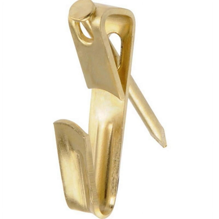 Hillman AnchorWire Brass-Plated Gold Conventional Picture Hanger 50 lb 3 pk Hillman AnchorWire Brass-Plated Gold Conventional Picture Hanger 50 lb 3 pk