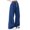 Blue, variant on Vivianyo HD Women's Winter Fleece Lined Sweat Trousers,Wide Leg Knit Bottoms for Women Casual Pants Drawstring Elastic Waist Vertical Seam with Side Pockets, Women's Brown, Sizes S-3XL