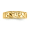 thumbnail image 4 of 14K Yellow Gold Ring Band Toe Footprints, 4 of 5