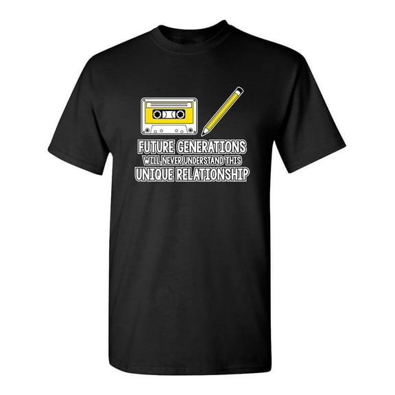 Future Generations Will Never Understand This Unique Relationship Sarcastic Humor Graphic Novelty Funny Tall T Shirt