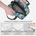 thumbnail image 3 of Naloa Hawaiian Style Print Lunch Bag for Women & Men Insulated Lunch Box or Cooler Lunch Tote Bags for Work, Travel, Outdoor, 3 of 5