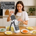 thumbnail image 3 of SupMaKin Professional Adjustable Vegetable Slicer - Stainless Steel Mandoline with 0.1-8mm Precision, Easy to Clean & Safe Kitchen Slicer for Efficient Food Prep, 3 of 8