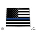 thumbnail image 1 of Wyoming Thin Blue Line Support Police - 5" Vinyl Sticker - For Car Laptop I-Pad - Waterproof Decal, 1 of 1