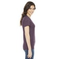 thumbnail image 2 of American Apparel Poly-Cotton Short-Sleeve Crewneck (BB301) Heather Plum, L, 2 of 2