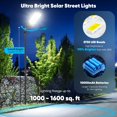 thumbnail image 4 of Farolas solares con sensor de movimiento CNOIJUTS 30000LM 6500K, 4 of 7