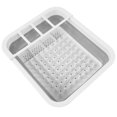 thumbnail image 3 of Cutlery Storage Drainer, Dish Drying Rack Portable Countertop Kitchen Collapsible ABS  For Dinnerware Storage For Dish Draining, 3 of 8