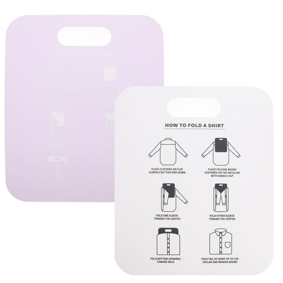 AURARMLET Laundry Folder Simple Design 2Pcs 12X10X0.04In