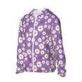 thumbnail image 2 of Fotbe Daisies Flowers Men's Women's UPF 50+ Sun Protection Jacket Hooded Cooling Shirt with Pockets Hiking Outdoor Performance-Medium, 2 of 9