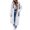 White, variant on Qiopertar Women's Hoodies Zip Hooded Long Sleeve Oversized Fleece Coat Casual Warm Fall Winter Loose Cardigan Sweatshirt, Black 3XL