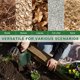 thumbnail image 4 of Uxcell 2-Pack Pala de Jardín, Palas de Mano de 31cm/12.2 Pulgadas, Herramientas de Jardinería de Acero Inoxidable para Cavado [Verde Oscuro/Rojo Vino], 4 of 7