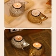 thumbnail image 4 of Home Hedgehog Candlestick Ornaments, Aromatherapy Resin Candle Tray, Home Decoration, 4 of 5