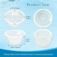 thumbnail image 2 of MesaSe Skimmer Basket for In Ground & Above Ground Swimming Pool  Pool Filter Basket Replacement Parts Compatible with Swimline Hydrotools 8928 O-lympic ACM88  2 Pack, 2 of 6