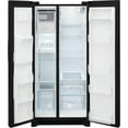 thumbnail image 3 of Frigidaire FRSS2323AB 22 Cu. Ft. Black Side-By-Side Refrigerator, 3 of 7