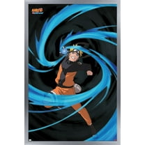 Naruto Shippuden - Naruto Uzumaki Wall Poster, 22.375" x 34" Framed