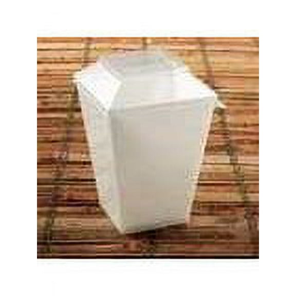 Lids For 3" Wide 4oz. Square Plastic Cube Cup 10pk.