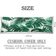 thumbnail image 2 of Tropical Leaf Body Pillow Cover Green Palm Leaves Summer Exotic Jungle Floral Long Pillow Case Protector with Zipper Decorative Soft Large Pillowcase Covers Cushoned for Bed,Couch,Home Gifts 20"x54", 2 of 4