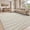 Off-White, variant on Buganda Modern Area Rug, Soft Non-Slip Rug for Living Room Bedroom, Machine Washable, 5'x8', Light Grey