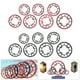 thumbnail image 3 of Plato de 4 brazos de una sola velocidad 40/42/44/46/48/50/52T 104BCD Plato 104BCD MTB Rojo 40T, 3 of 9
