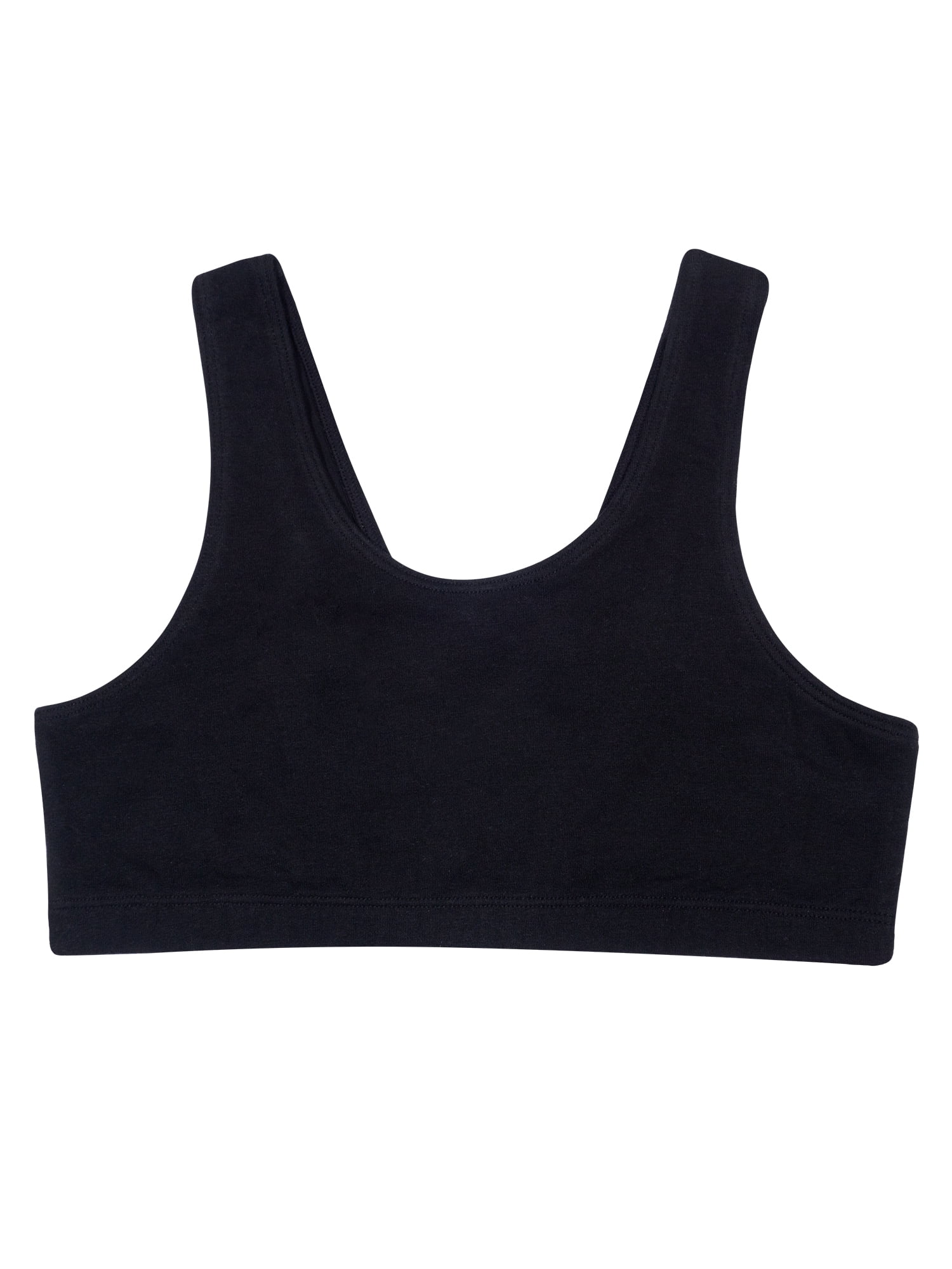 Wonder Nation Girls Cotton Bra, 2-Pack, Sizes S-XXL