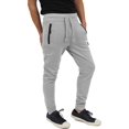 thumbnail image 2 of Ma Croix Mens Fleece Jogger Pants Slim Fit Athletic Activewear, 2 of 5