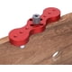 thumbnail image 3 of Kit de plantilla de espiga autocentrante CHAO Herramienta para trabajar La madera Aleación de aluminio Rojo 6/8/10 mm, 3 of 5