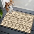 thumbnail image 4 of Area Rug 2 x 3 Ft, Abstract Boho Indoor Accent Bathroom Rugs for Kitchen/Laundry Room, Modern African Ethnic Geometric Beige Washable Non-Slip Runner Floor Mat for Entryway, Living Room, 4 of 7