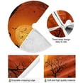thumbnail image 2 of FMSHPON Halloween Night Xmas Christmas Tree Skirt Stand Mat for Holiday Party Decoration Indoor Outdoor 36 inches, 2 of 6