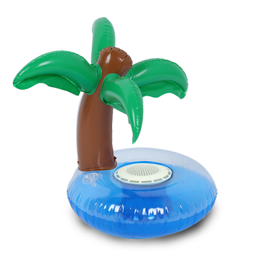 Aqua Jams-Palm Tree Bluetooth Floating Speaker & Cup Holder (WE-AJ-PALM TREE)
