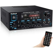 Sunbuck 800W Bluetooth Stereo Amplifier, 2 Channel Audio Receiver, for Home Stereo System, 35BU