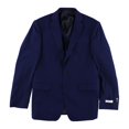 thumbnail image 2 of Calvin Klein Mens Extra Slim-Fit Vested Two Button Blazer Jacket, Blue, 40, 2 of 2