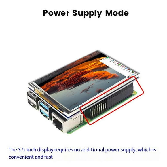 3.5 Inch RPI Display Touchscreen 480X320 for 5 5B 60 Frame TFT LCD Module Screen Display with Touchpen