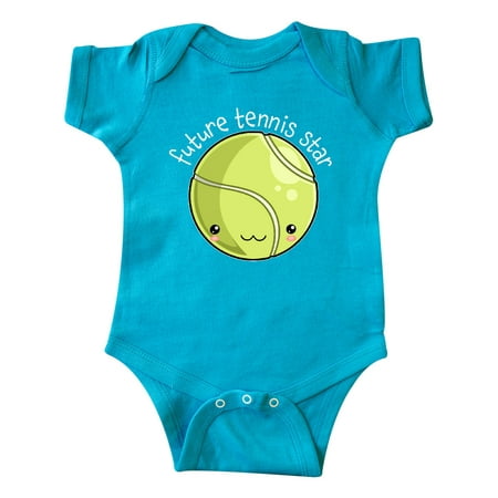 

Inktastic Future Tennis Star- Cute Tennis Ball Gift Baby Boy or Baby Girl Bodysuit