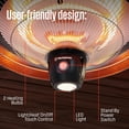 thumbnail image 4 of Westinghouse Gazebo Patio Heater, Auto Shut Off Overheat Protection, Adjustable Heat Output - Gray, 4 of 9