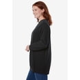 thumbnail image 3 of Woman Within Plus Size Crewneck Fleece Sweatshirt, 3 of 6