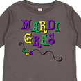 thumbnail image 4 of Inktastic Mardi Gras Beads Boys or Girls Long Sleeve Toddler T-Shirt, 4 of 5