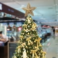 thumbnail image 2 of Star Tree Topper Glitter Hollow Cut-out Radial Spring Support Scene Layout Multi-colors Five-pointed Star Decoration Christmas Treetop Party Supplies, 2 of 8