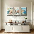 thumbnail image 3 of Hieng New York City Poster Travel Wall Art Canvas Framed Watercolor NYC Central Park Landmarks Artwork Decor Painting Prints Pictures Set of 3 for Bedroom Living Room Bathroom Office 16x24in, 3 of 5