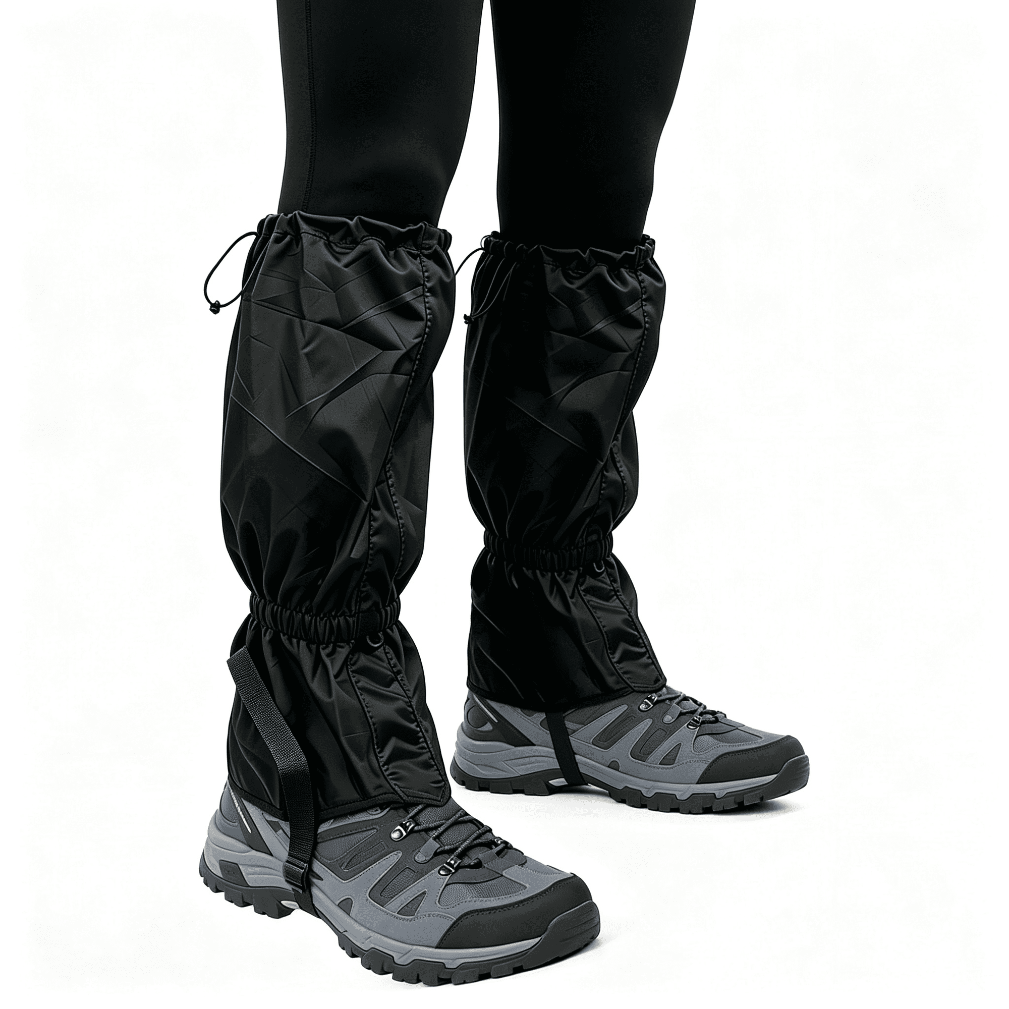 AOMRCOL Adjustable Leg Gaiters for Men & Women Anti-Mosquito Bites Gators | 1 Pair Lightweight Waterproof Snake Guards for Hiking Essentials Hunting & Fishing Trekking