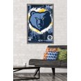 thumbnail image 2 of NBA Memphis Grizzlies - Maximalist Logo 23 Wall Poster, 22.375" x 34" Framed, 2 of 5