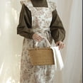 thumbnail image 5 of lanema Elegant French Pattern Apron Featuring Elegant Flower Pattern Waterproof Aprons for Kitchen and Cooking Enthusiasts, 5 of 16