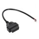 thumbnail image 1 of OBD2 公母头开口线 16 针 16 芯全通电圆线 OBD 开口线, 1 of 8