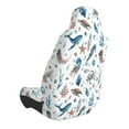 thumbnail image 2 of Wukai Undersea Animals Full Set Car Seat Covers with Soft Padding Universal Auto Front Seats Protector and Cushion Mat, 2 of 5
