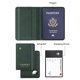 thumbnail image 2 of Funda para pasaporte Stouchi con ranura para Airtag y bloqueo RFID, color verde, 2 of 7