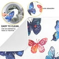thumbnail image 2 of Butterflies Dish Drying Mats Kitchen Mat Microfiber Counter Absorbent Dish Pad Drainer Rack 16"x18", 2 of 7