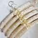 thumbnail image 1 of 10 Pcs Non-Slip Hanger White Hangers Sweater Hangers Skirt Hangers Padded Hangers for Women Clothing, 1 of 5