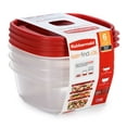 thumbnail image 3 of Rubbermaid Easy Find Vented Lid Food Storage Containers, 6-Piece Set, 3 of 4