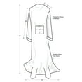 thumbnail image 6 of Catalonia Sherpa Wearable Blanket with Sleeves & Foot Pockets for Adult Women Men, Comfy Snuggle Wrap Sleeved Throw Blanket Robe, Gift Idea, Cheetah, 75" x 53", 6 of 6
