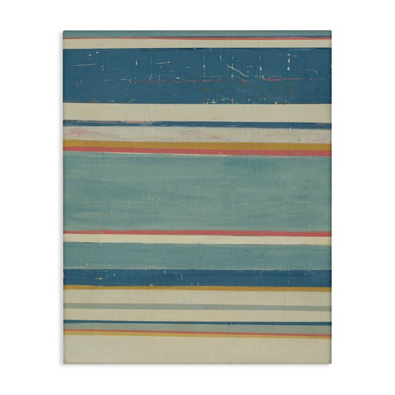 Stupell Industries Mid-Century Nautical Linear Pattern Canvas Art, 16 x 20, by Pippin Schupbach